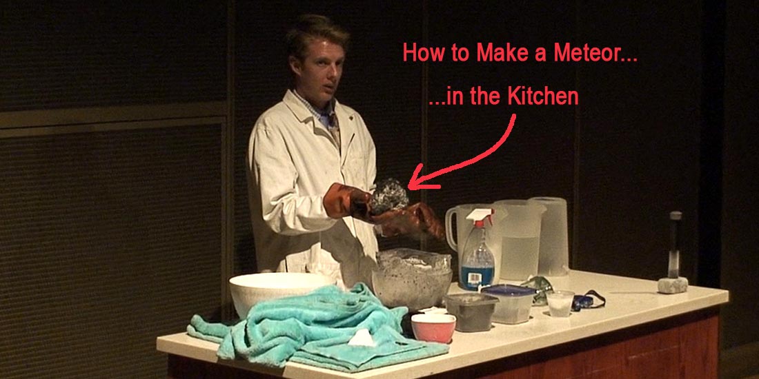 How to make a meteorHow to make a meteor in the kitchen